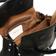 Zanellato Dotta Saeta Small Leather Handbag Black