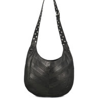 Valentino Garavani Leather Hobo Bag Black