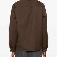 Jacob Cohen Wool Shirt Jacket Brown