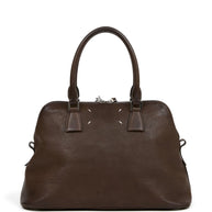 Maison Margiela 5AC Medium Leather Handbag Brown