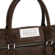 Maison Margiela 5AC Medium Leather Handbag Brown