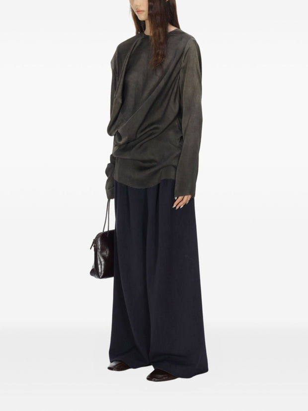 Uma Wang Silk Top Grey