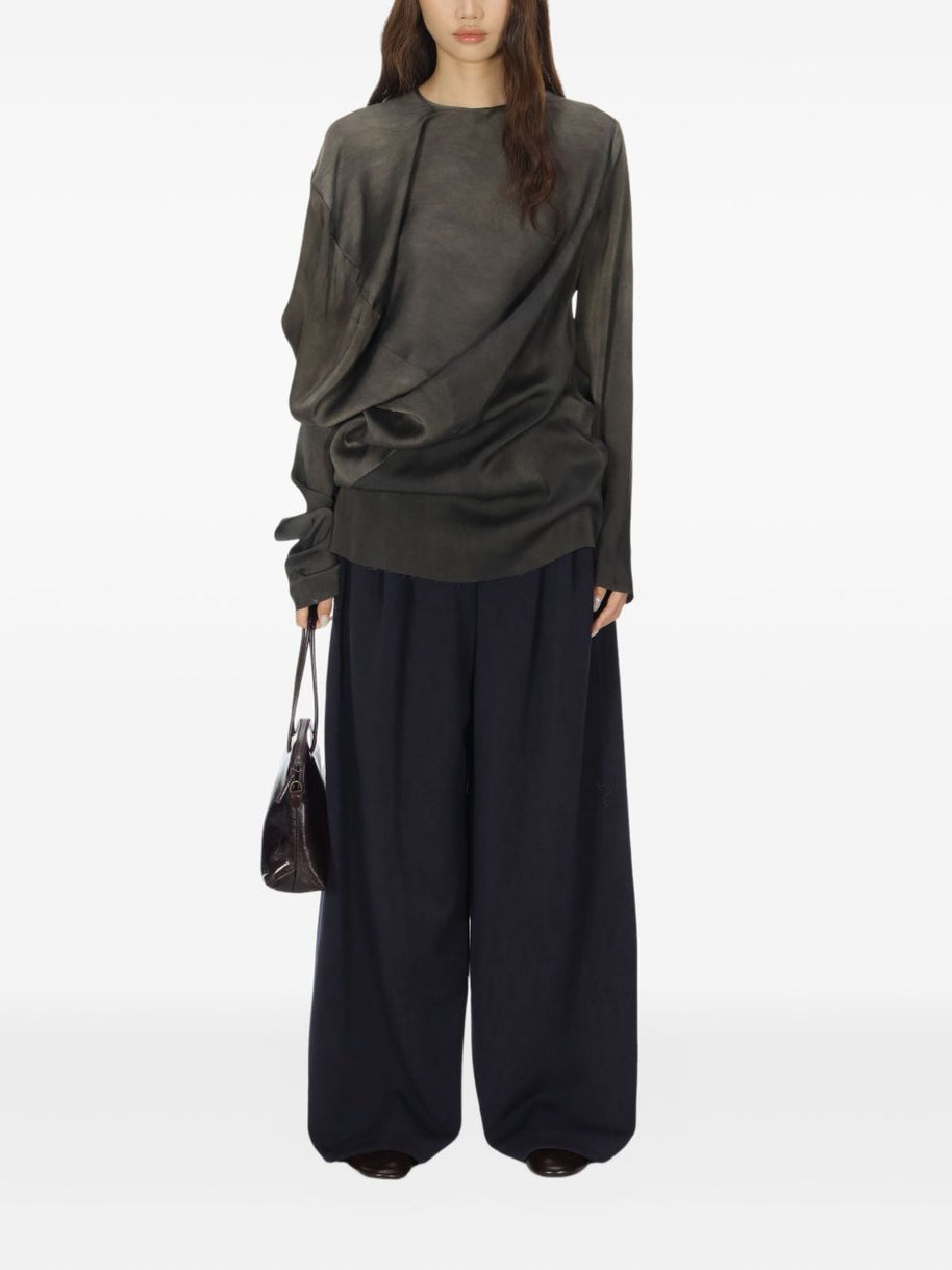 Uma Wang Silk Top Grey