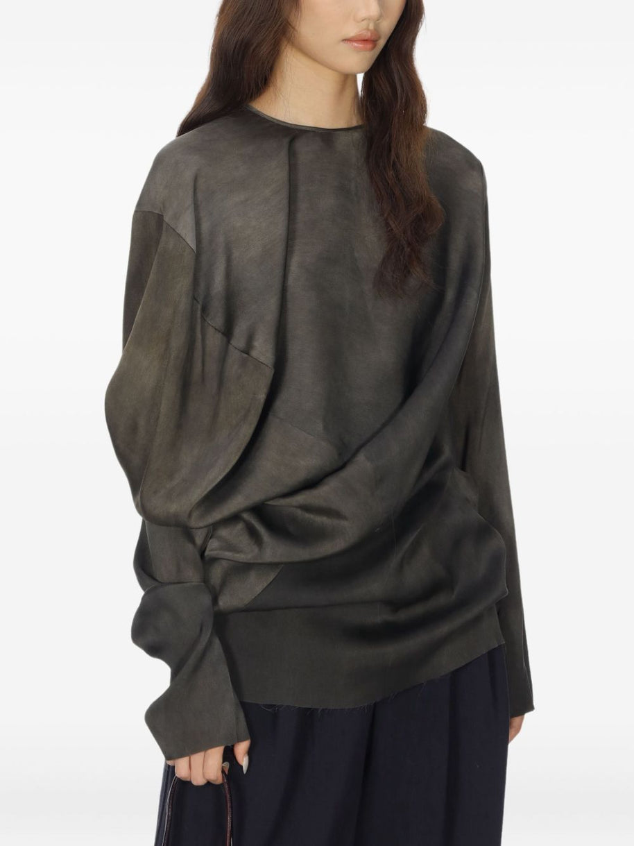 Uma Wang Silk Top Grey