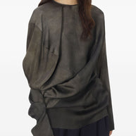 Uma Wang Silk Top Grey