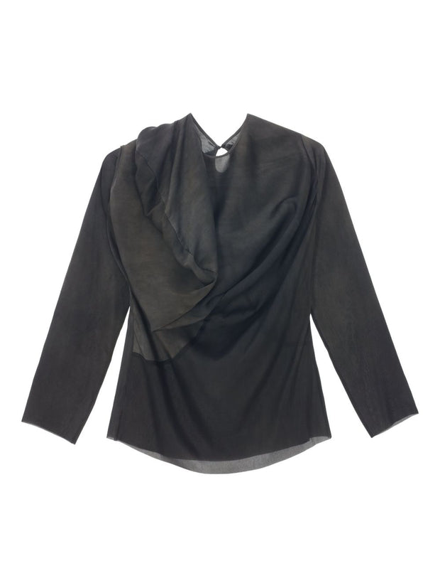 Uma Wang Silk Top Grey