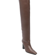 Giuseppe Zanotti Janiee Leather Heel Boots Brown