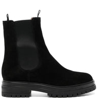 Gianvito Rossi Chester Suede Leather Boots Black