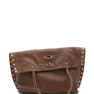 Zanellato A'Spasso Tabacco Medium Leather Handbag Brown