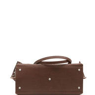 Zanellato A'Spasso Tabacco Medium Leather Handbag Brown