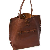 Zanellato A'Spasso Tabacco Medium Leather Handbag Brown