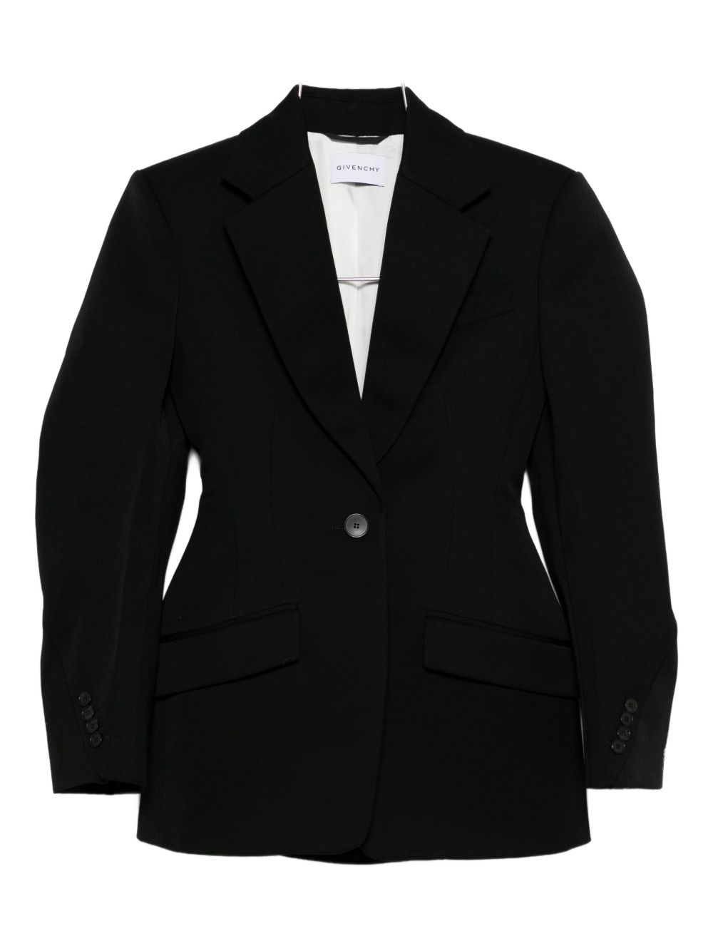 Givenchy Wool Single-breasted Jacket Black