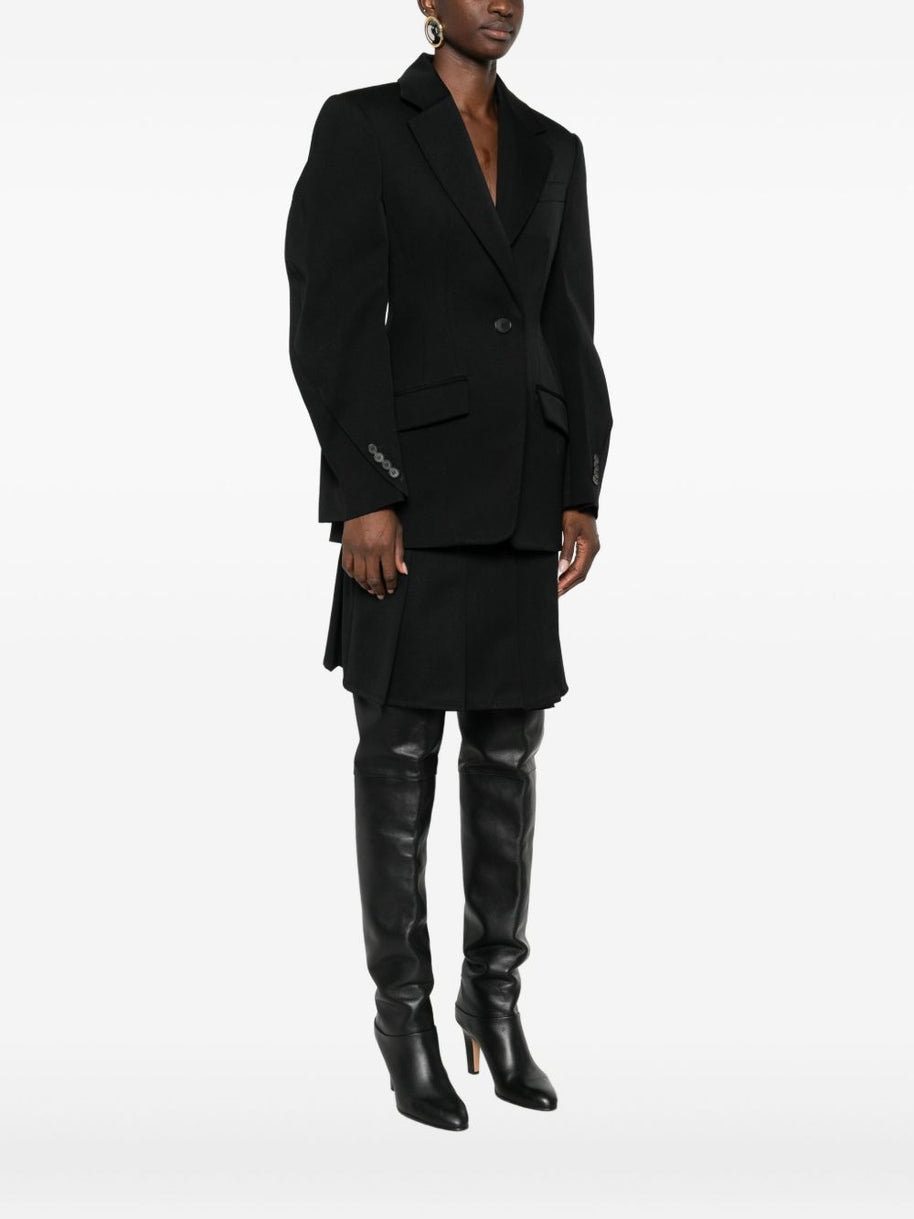 Givenchy Wool Single-breasted Jacket Black