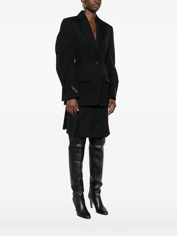 Givenchy Wool Single-breasted Jacket Black