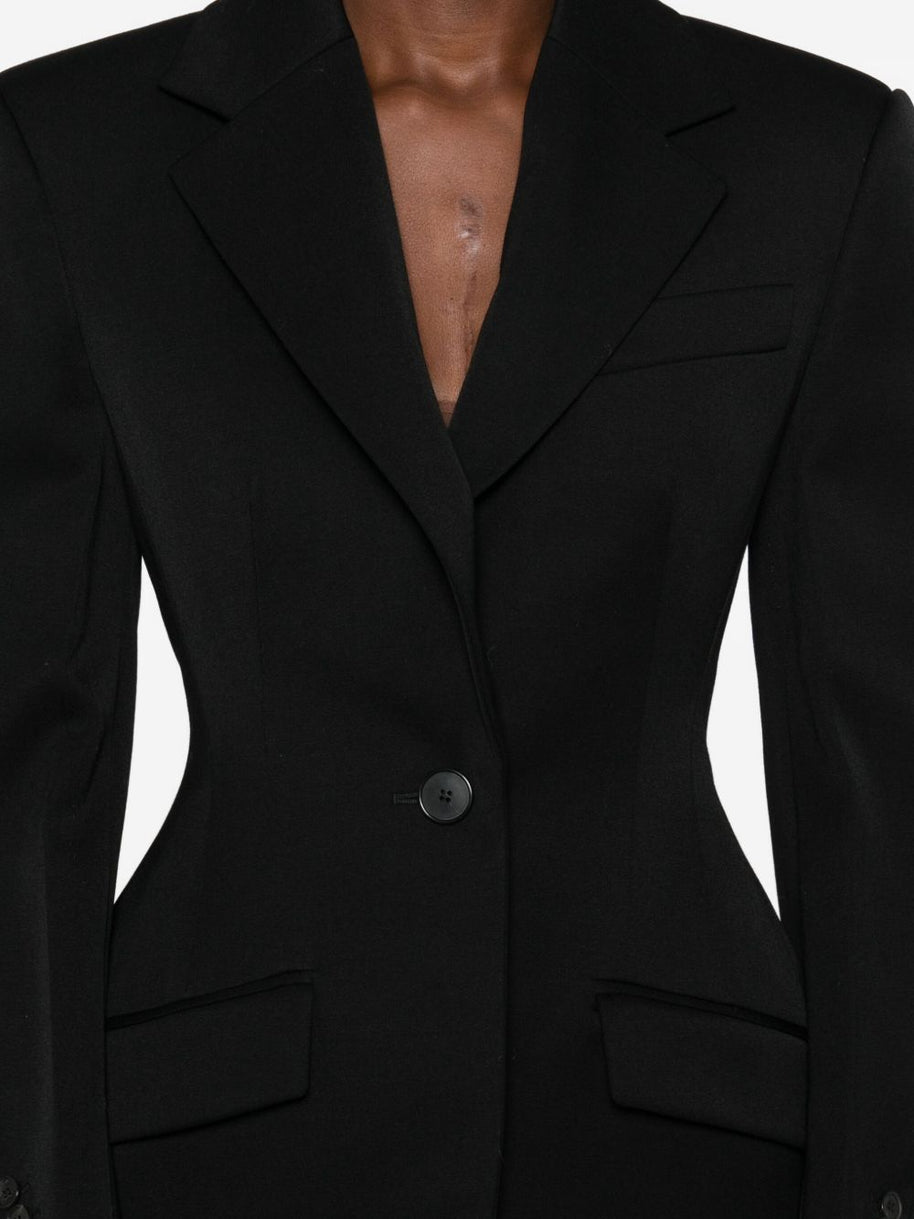 Givenchy Wool Single-breasted Jacket Black
