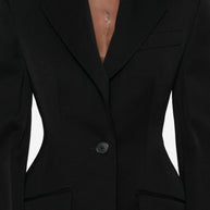 Givenchy Wool Single-breasted Jacket Black