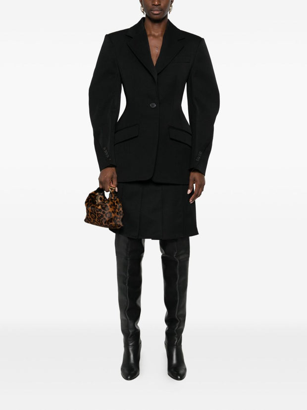 Givenchy Wool Single-breasted Jacket Black