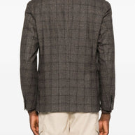 Boglioli Wool Blend Double-breasted Jacket Brown