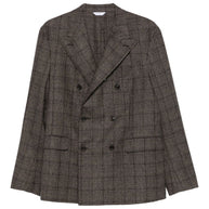 Boglioli Wool Blend Double-breasted Jacket Brown