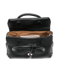 Zanellato Dotta Centauro Baby Small Leather Handbag Black