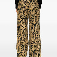 Forte Forte Straight-leg Trousers Brown