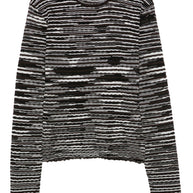 Missoni Wool Blend Crewneck Sweater Brown