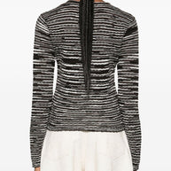 Missoni Wool Blend Crewneck Sweater Brown