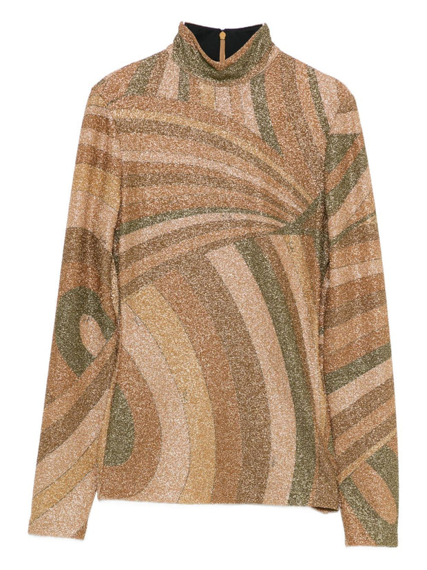 Pucci Printed Top Golden