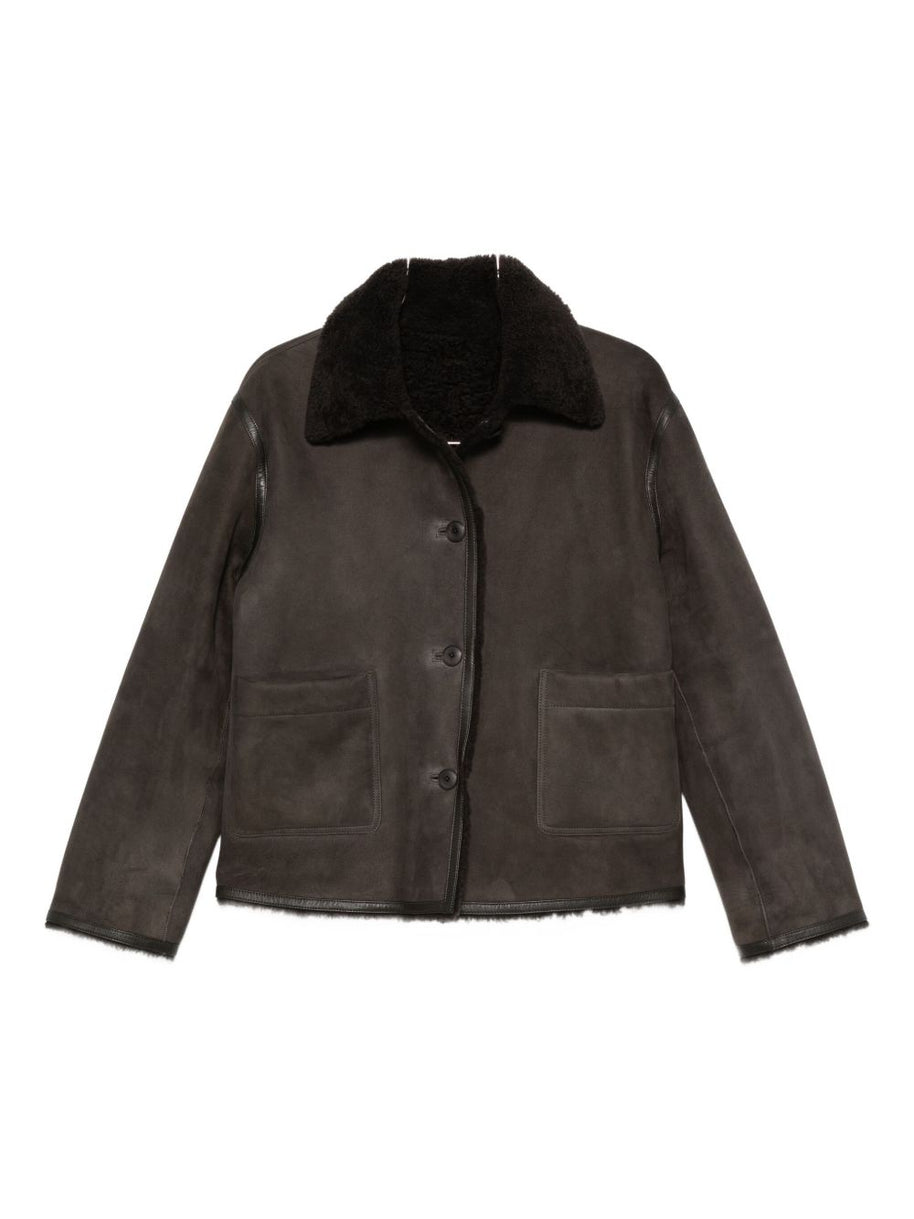 Closed Shearling Jacket Grey