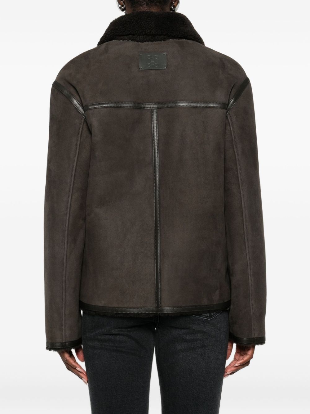 Closed Shearling Jacket Grey