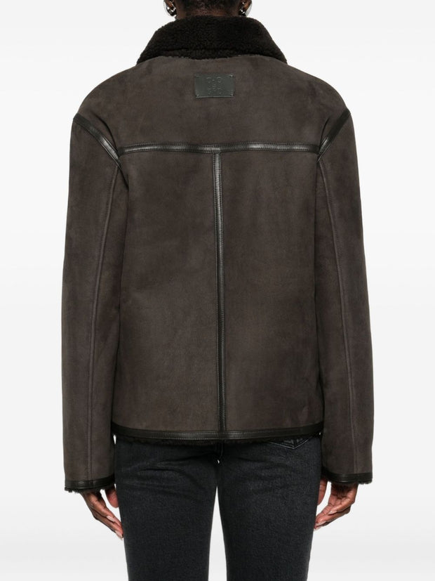 Closed Shearling Jacket Grey