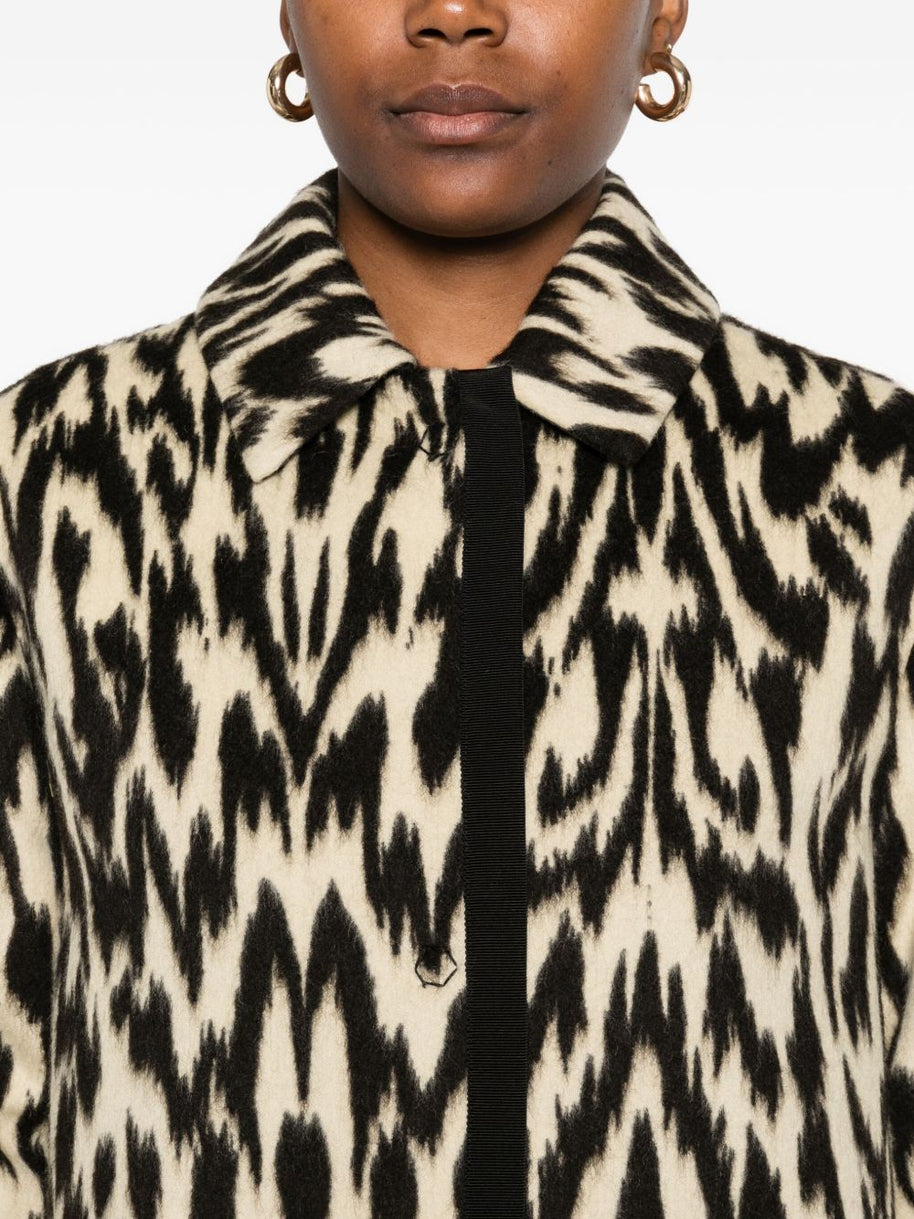 Forte Forte Wool Blend Coat Brown