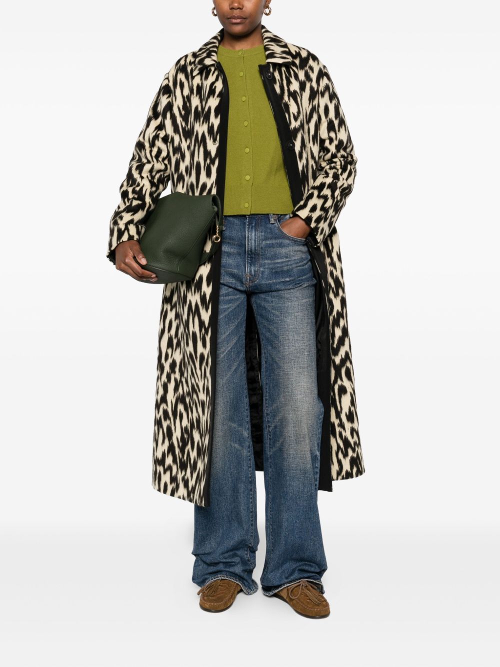 Forte Forte Wool Blend Coat Brown