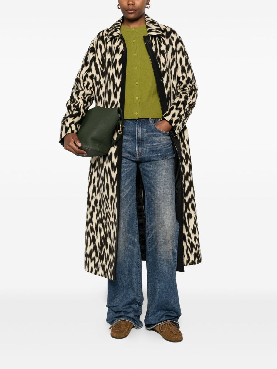 Forte Forte Wool Blend Coat Brown