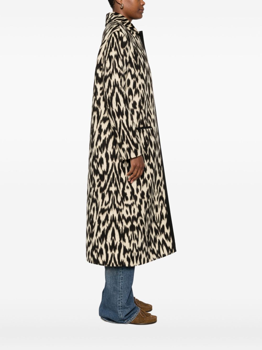 Forte Forte Wool Blend Coat Brown