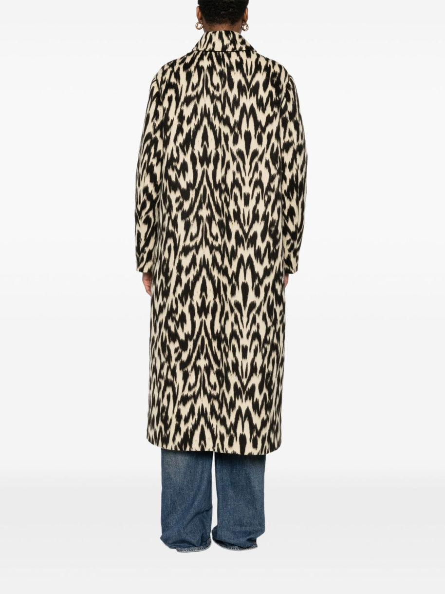 Forte Forte Wool Blend Coat Brown