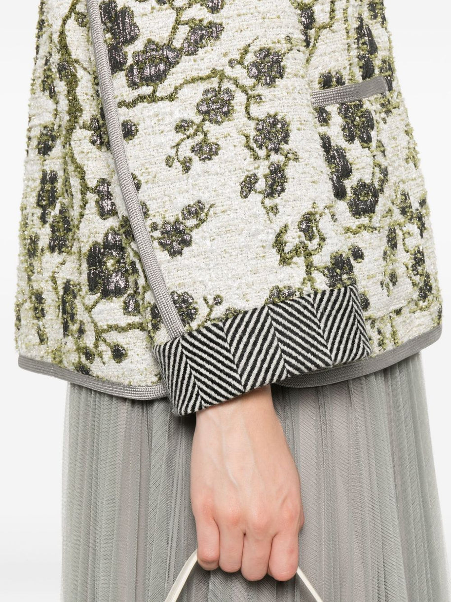 Forte Forte Floral Jacket Ivory