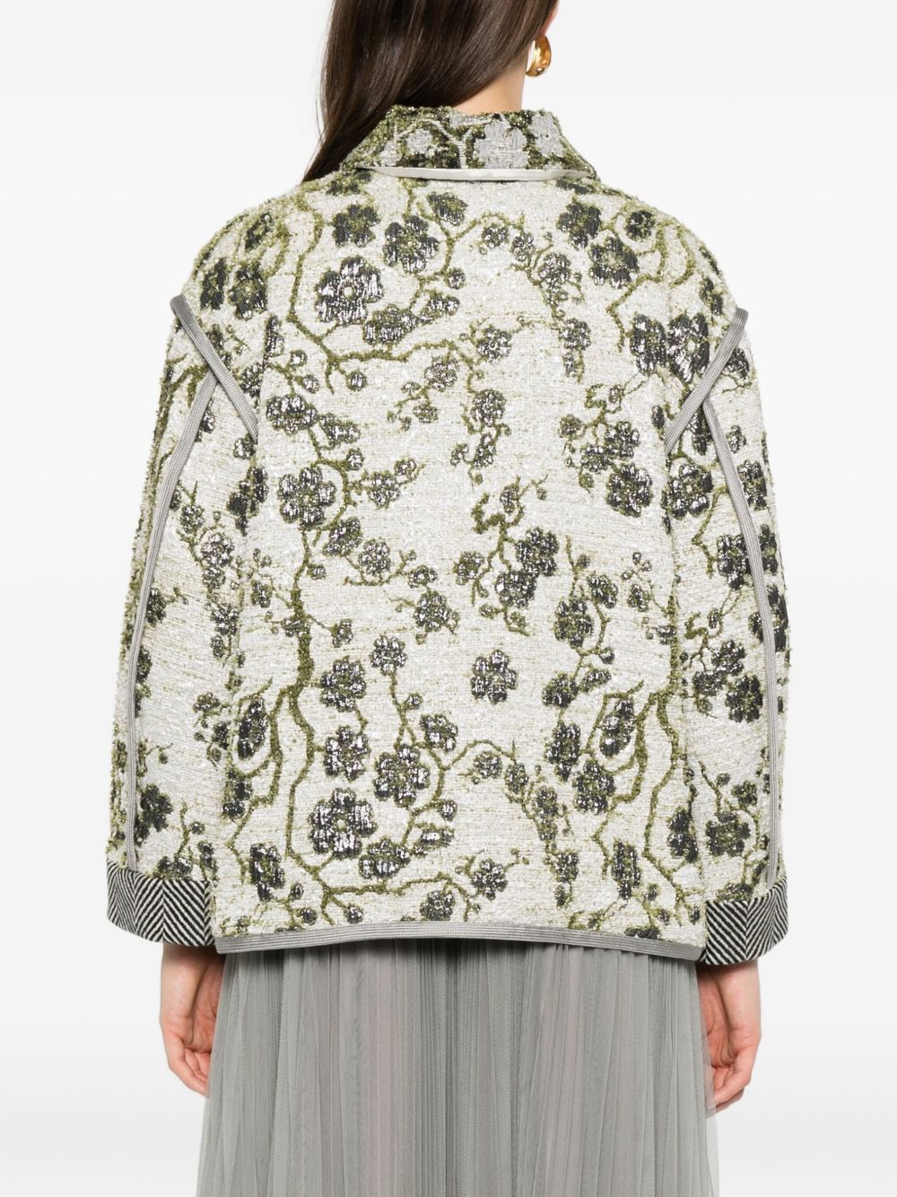 Forte Forte Floral Jacket Ivory