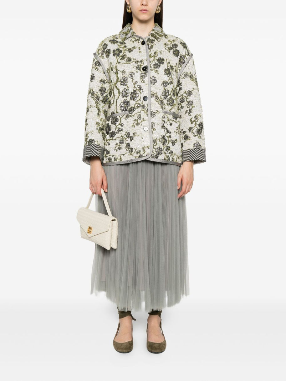 Forte Forte Floral Jacket Ivory