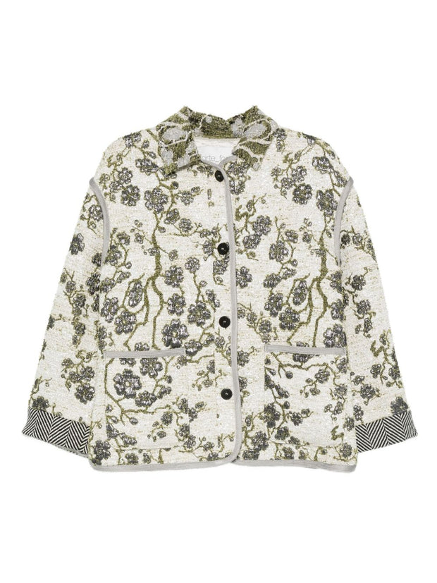 Forte Forte Floral Jacket Ivory