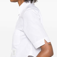 Thom Browne Cotton Cropped Shirt White