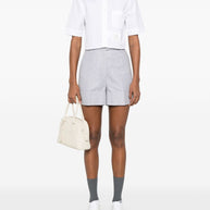 Thom Browne Cotton Cropped Shirt White