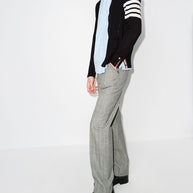 Thom Browne RWB Stripe Wool Cardigan Blue