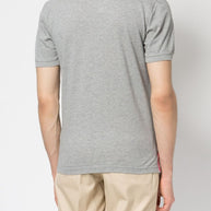 Thom Browne Cotton Polo Shirt Light Grey