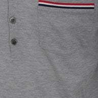 Thom Browne Cotton Polo Shirt Light Grey