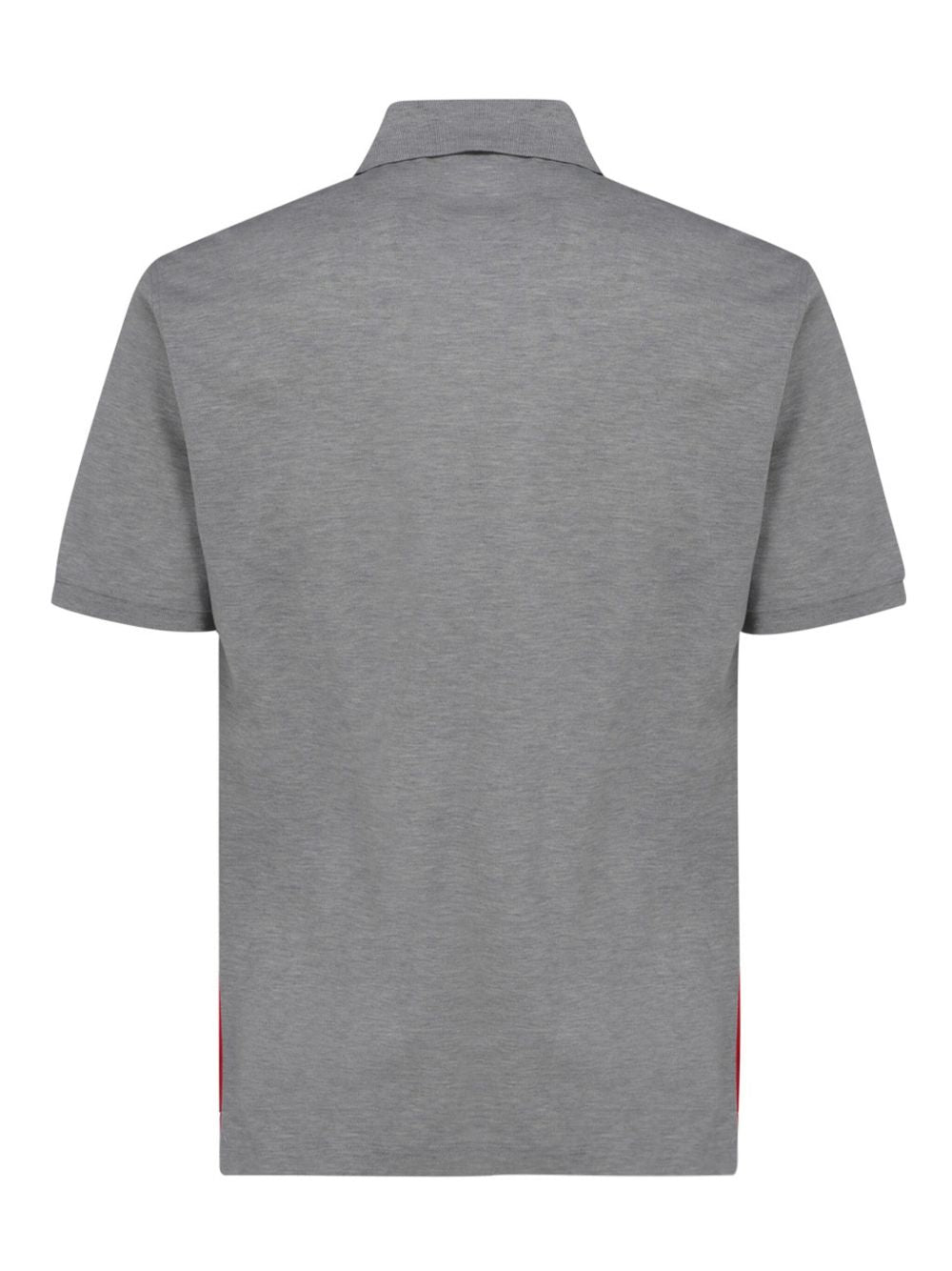 Thom Browne Cotton Polo Shirt Light Grey