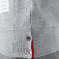 Thom Browne Cotton Crewneck Sweatshirt Light Grey
