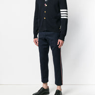 Thom Browne Cotton Cardigan Blue