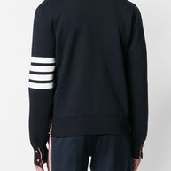 Thom Browne Cotton Cardigan Blue