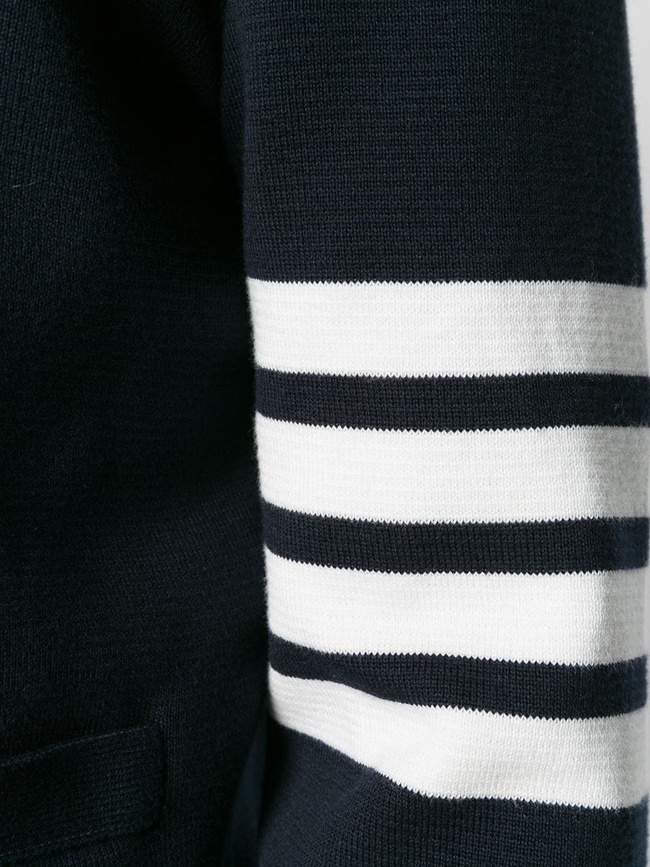 Thom Browne Cotton Cardigan Blue
